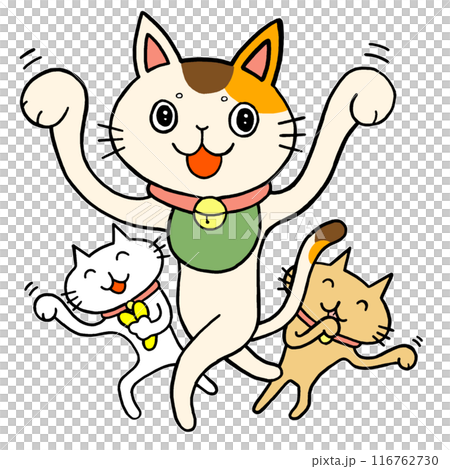 招き猫のイラスト 116762730