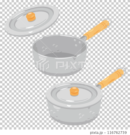 蓋付きの片手鍋 蓋付きの片手鍋 116762739