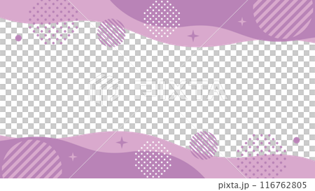 幾何学 フレーム 波 ウェーブ 紫 水玉 キラキラ 幾何学 フレーム 波 ウェーブ 紫 水玉 キラキラ 116762805