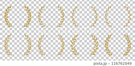 Laurel wreath frame Gold laurel frame 116762849