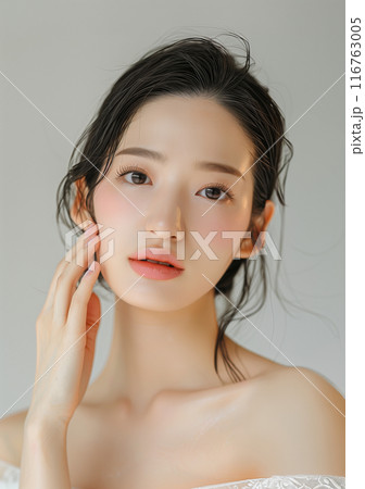 若い女性のビューティーイメージ 116763005