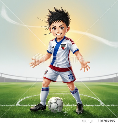 サッカー少年 サッカー少年 116763495