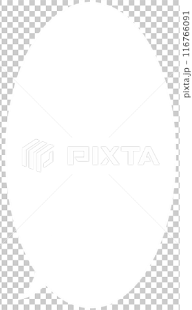 A simple white speech bubble for vertical writing 116766091