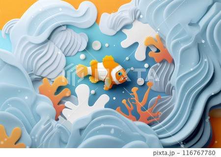 かわいいカクレクマノミ-1 116767780