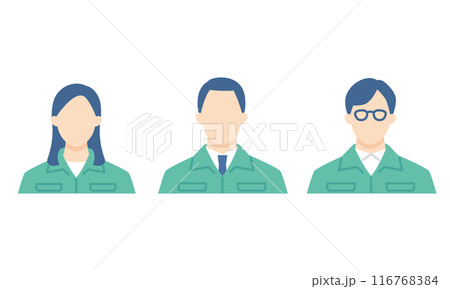 作業服のビジネスチーム 116768384