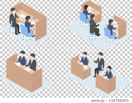 輔導教育等距插畫集 輔導教育等距插畫集 116768403
