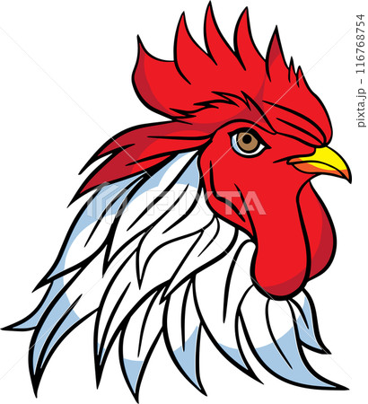 The rooster for Farm or food logo concept. 116768754