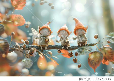 枝の上の妖精たち 枝の上の妖精たち 116769445