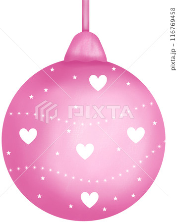 colorful cute Christmas balls 116769458