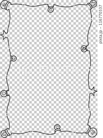 doodle frame background 116770337