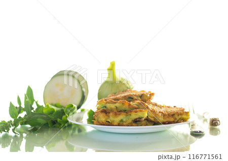 homemade food, fried zucchini pancakes homemade food, fried zucchini pancakes 116771561