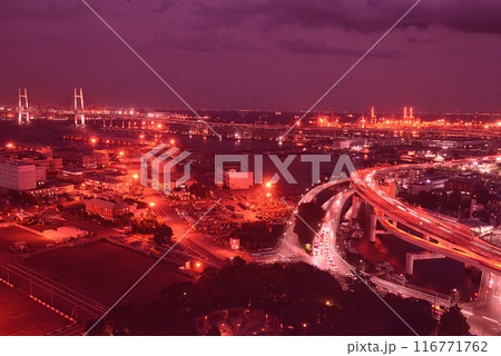 横浜マリンタワーからの夜景 横浜マリンタワーからの夜景 116771762