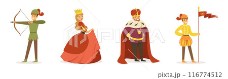 Medieval People Characters from European Historic Period Vector Set Medieval People Characters from European Historic Period Vector Set 116774512