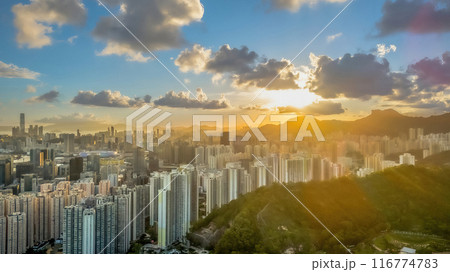 The Kowloon Peninsula is located in Hong Kong July 6 2024 116774783