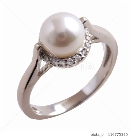 Elegant Pearl Rings with Intricate Silver Designs Elegant Pearl Rings with Intricate Silver Designs 116775550