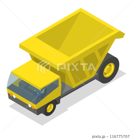 3D Isometric Flat Vector Set of Construction Equipment , Special Machines for the Building Work. Item 4 3D Isometric Flat Vector Set of Construction Equipment , Special Machines for the Building Work. Item 4 116775707