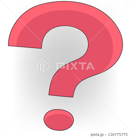 question mark icon flat 116775775