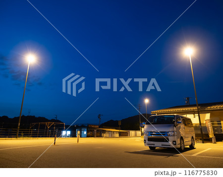 車中泊の夜 車中泊の夜 116775830