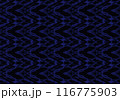 黒背景の、青のぎざぎざ模様のグラフィック素材 116775903