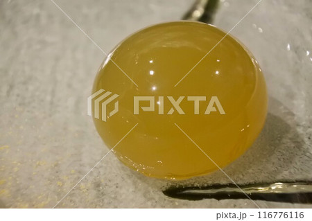 お皿の上に玉羊羹 お皿の上に玉羊羹 116776116