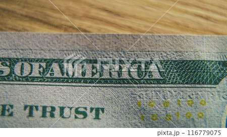 Process of verifying the authenticity of hundred dollar bank note Process of verifying the authenticity of hundred dollar bank note 116779075