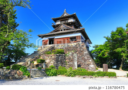 【福井県】快晴の丸岡城(現存12天守) 【福井県】快晴の丸岡城(現存12天守) 116780475