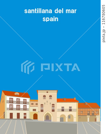 サンティリャーナ・デル・マル　santillana del mar　カンタブリア　cantabria 116780605