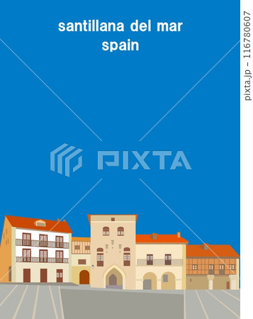 サンティリャーナ・デル・マル　santillana del mar　カンタブリア　cantabria 116780607