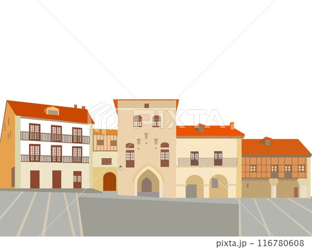 サンティリャーナ・デル・マル　santillana del mar　カンタブリア　cantabria 116780608