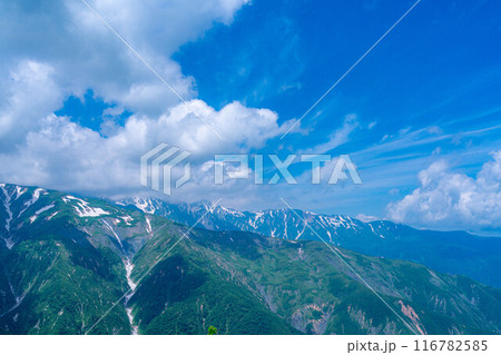 【山岳素材】小遠見山から見る雲海と白馬三山【長野県】 【山岳素材】小遠見山から見る雲海と白馬三山【長野県】 116782585