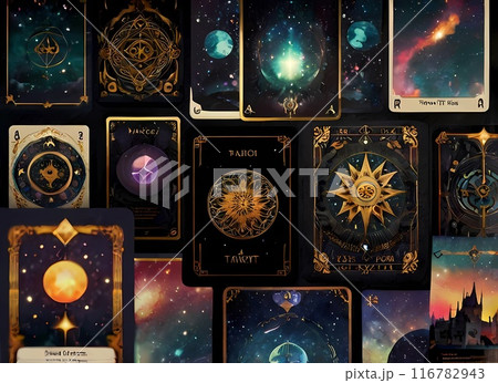 迷いの先を決める占いと運命のカードたちが乱舞する画像 116782943