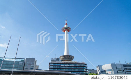 晴れた日のニデック京都タワー 116783042