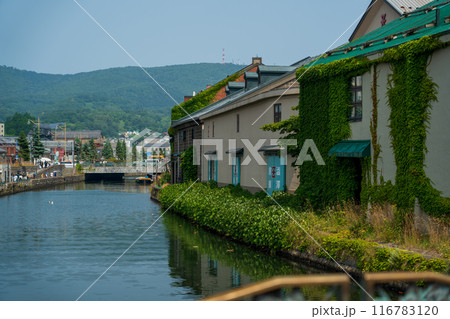 小樽運河に架かる橋 116783120