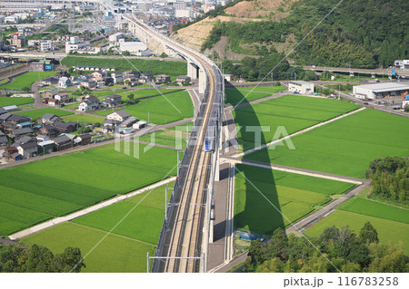 青田行く北陸新幹線 116783258