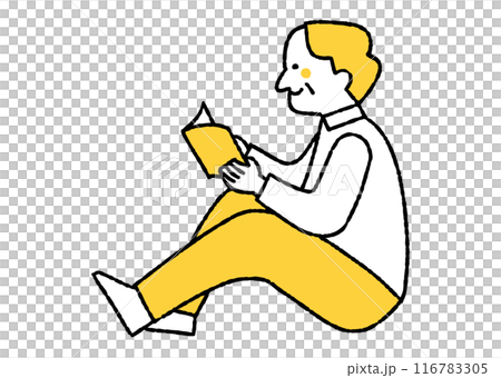 老人把讀書當作嗜好 116783305