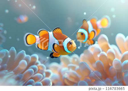 かわいいカクレクマノミ-2 116783665