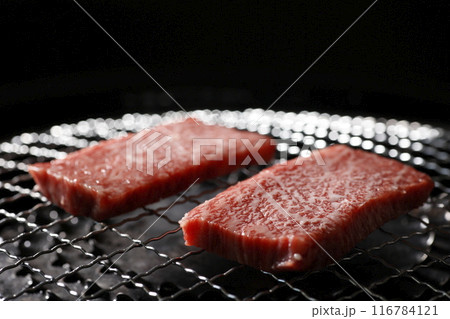 焼肉イメージ 網焼き 焼肉イメージ 網焼き 116784121