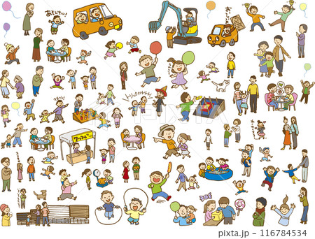 イベントに集まる人々 イベントに集まる人々 116784534