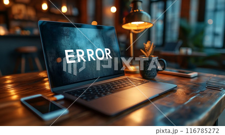 エラーになるノートパソコン エラーになるノートパソコン 116785272