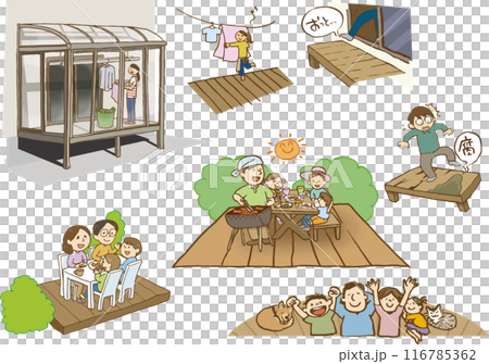 各種甲板插圖 116785362