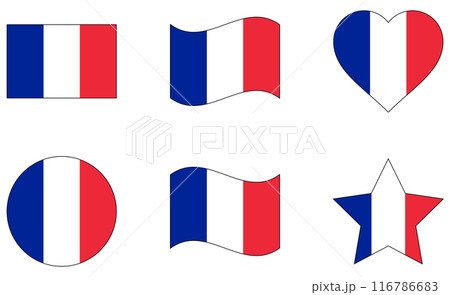 フランスの国旗セット 116786683