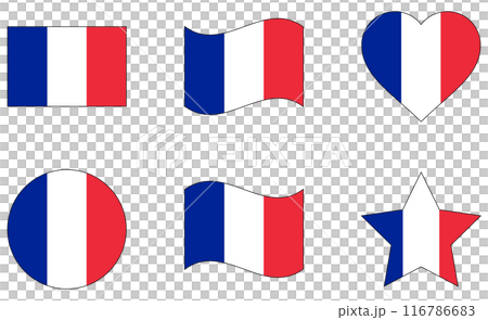 フランスの国旗セット 116786683