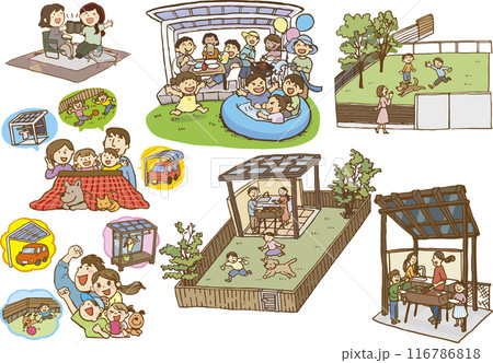 庭と家族 116786818