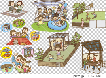 庭と家族 116786818