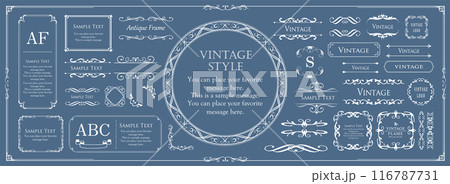 高級感のあるフレームデザイン、カリグラフィー素材、ラグジュアリー、テンプレート、 高級感のあるフレームデザイン、カリグラフィー素材、ラグジュアリー、テンプレート、 116787731