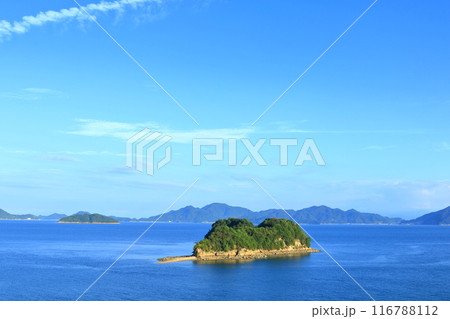 島のある瀬戸内風景 116788112