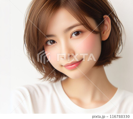 白いTシャツの美女 白いTシャツの美女 116788330