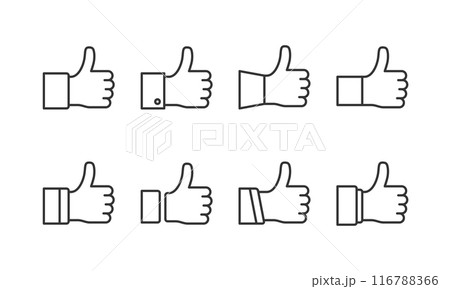 Thumbs Up Icons 116788366