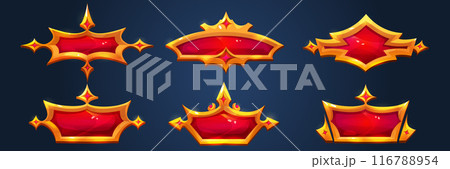 Gold medieval ui button frame for fantasy rpg game Gold medieval ui button frame for fantasy rpg game 116788954