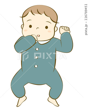 あどけない赤ちゃん(ねんね期)-男の子 あどけない赤ちゃん(ねんね期)-男の子 116789451
